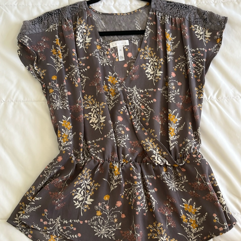 Floral Peplum